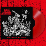 SAVAGE NECROMANCY Feathers Fall To Flames LP BLOOD RED [VINYL 12"]